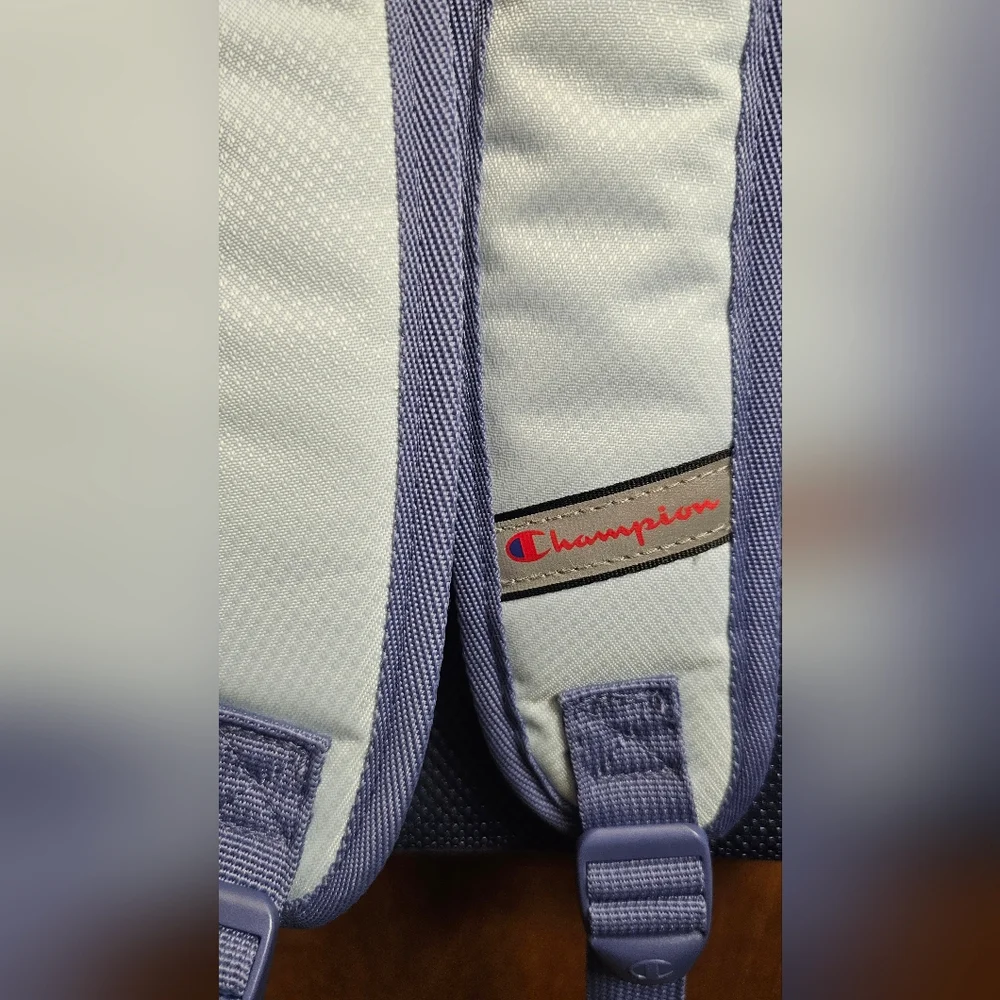 Champion Blue Student Work Backpack Bookbag 17 inch Laptop Bag NEW